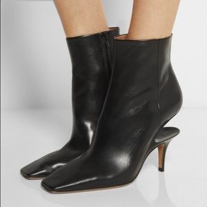 🖤MAISON MARGIELA BLACK CUT-OUT LEATHER HEELS🖤